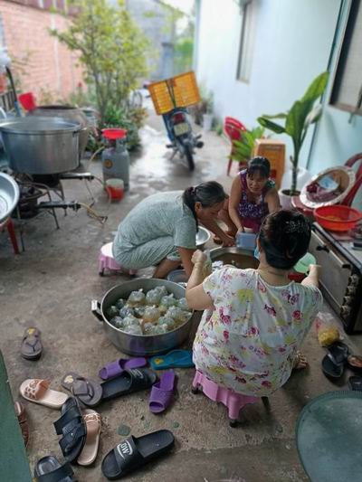 Preparing food